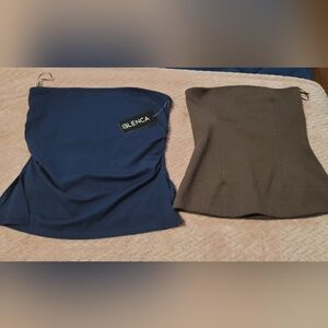 Blenca Blue and Brown Skirts